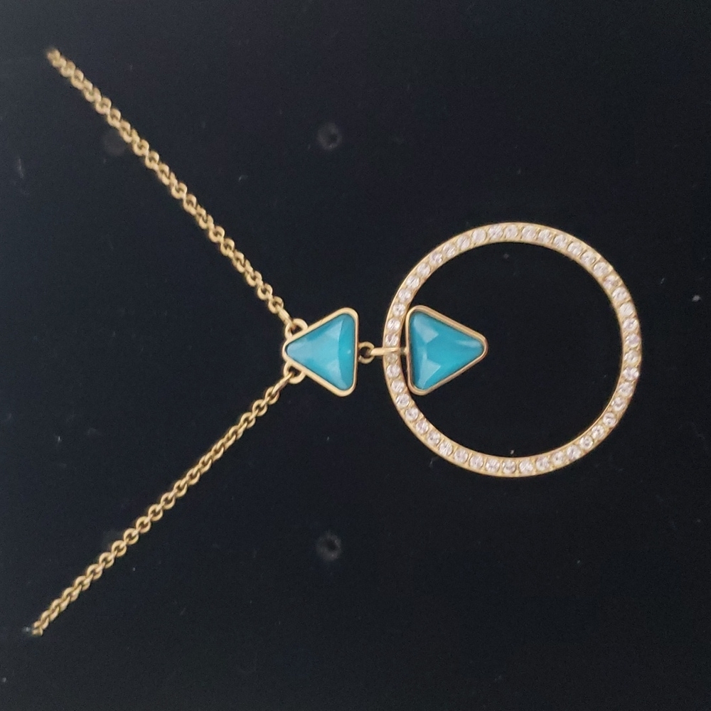 NWT Swarovski Labyrinth Necklace💙